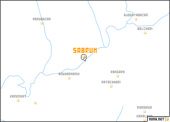 map of Sabrūm