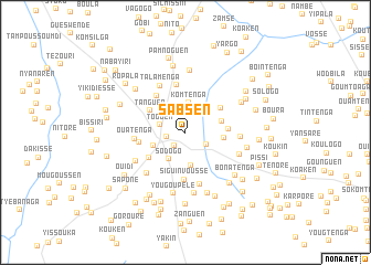 map of Sabsen