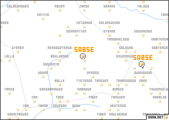 map of Sabsé