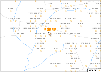 map of Sabsé