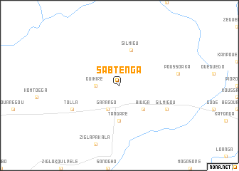 map of Sabtenga