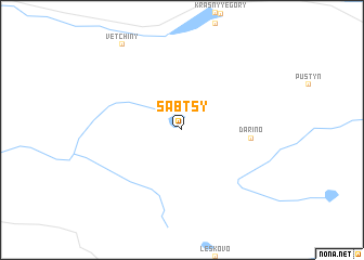 map of Sabtsy