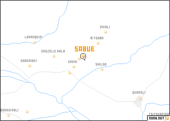 map of Sabue