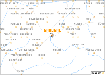 map of Sabugal