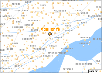 map of Sābu Goth