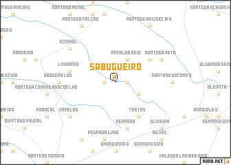 map of Sabugueiro