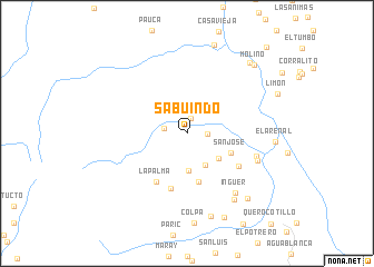 map of Sabuindo