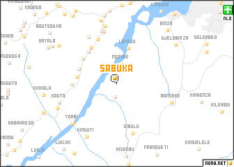 map of Sabuka