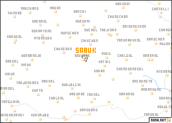map of Sabuk