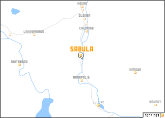 map of Sabula