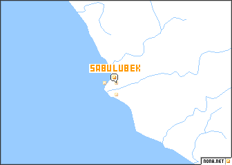 map of Sabulubek