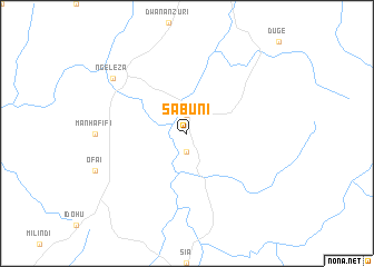 map of Sabuni