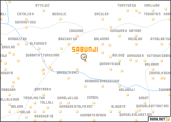map of Şābūnjī