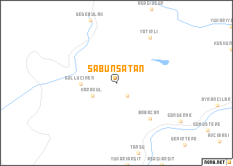 map of Sabunsatan