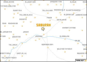 map of Şabūrah