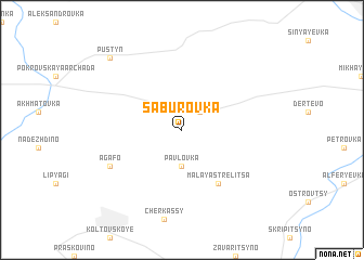 map of Saburovka