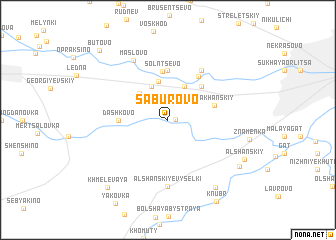 map of Saburovo