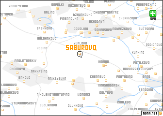 map of Saburovo