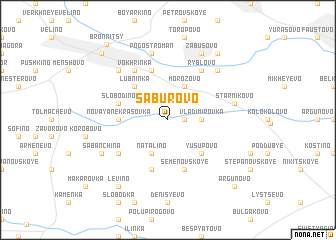 map of Saburovo