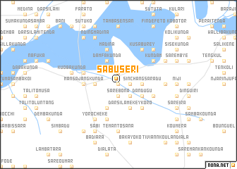 map of Sabuseri