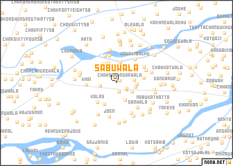 map of Sābūwāla
