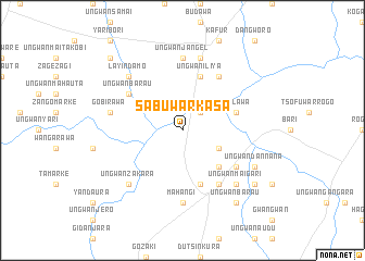 map of Sabuwar Kasa