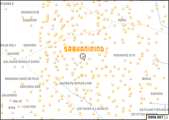 map of Sābwāni Rind