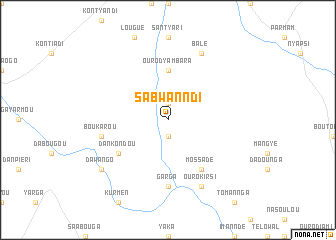 map of Sabwanndi