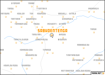 map of Sabwoentenga