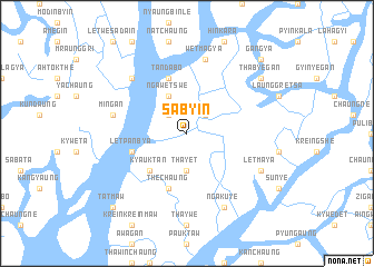 map of Sabyin