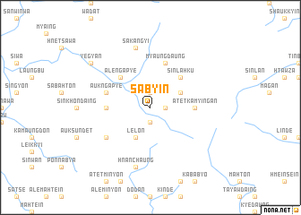 map of Sabyin