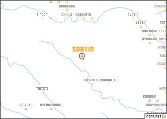 map of Sabyin