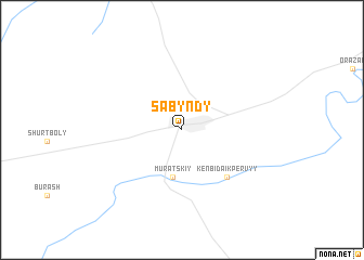 map of Sabyndy