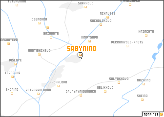 map of Sabynino