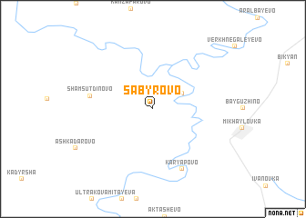 map of Sabyrovo