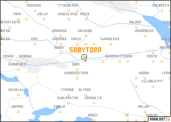 map of Säbytorp