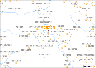 map of Sabz Āb