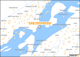 map of Sabzāni Parani