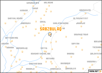 map of Sabz Būlāq