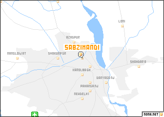 map of Sabzi Mandi