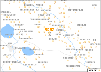 map of Sabzī