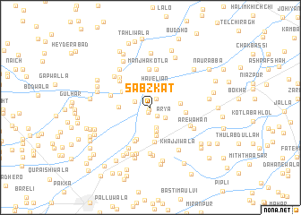 map of Sabzkat