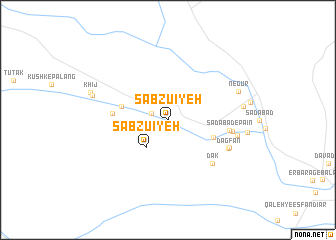 map of Sabzūʼīyeh