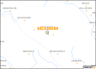 map of Sacabamba