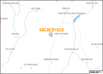 map of Sacacoyuca