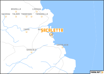 map of Sa Caletta