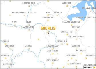 map of Sacalis