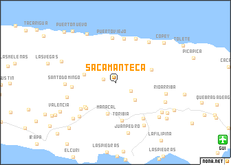 map of Saca Manteca