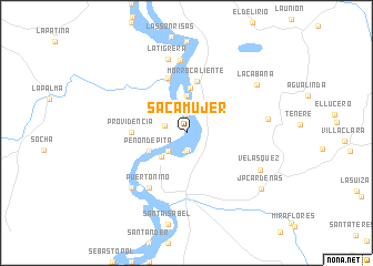 map of Saca Mujer