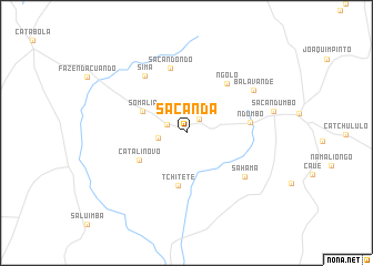 map of Sacanda